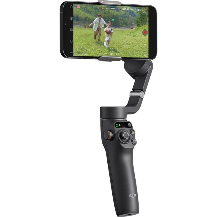 DJI Osmo Mobile 6, Smartphone-Gimbal mit 3-Achsen-Stabilisierung, integrierter Verlängerungsstab, Gestensteuerung, Bluetooth, zusammenklappbar, schwarz – Bild 2