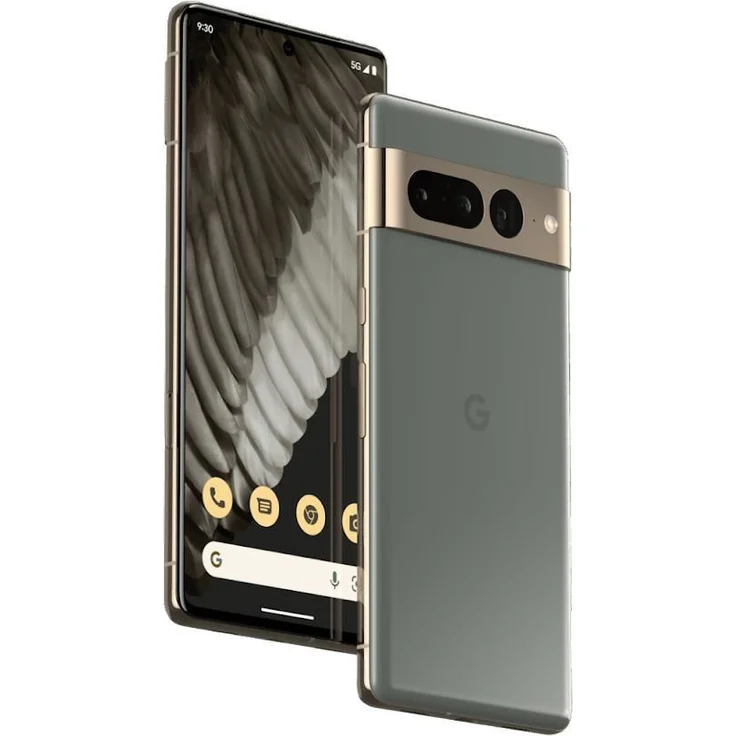 Google Pixel 7 Pro 5G Smartphone 17,043cm (6,71 Zoll) AMOLED-Display, 128GB interner Speicher, 12GB RAM, Dual-SIM, Android 13, Hazel – Bild 7