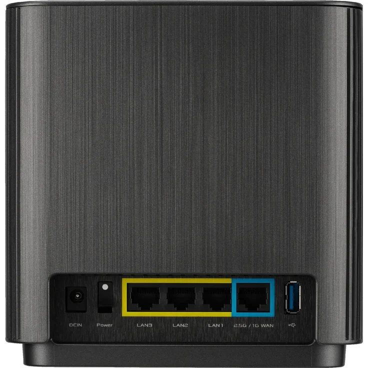 Asus ZenWiFi XT9 AX7800 WLAN-Mesh 2er Set, Schwarz – Bild 4