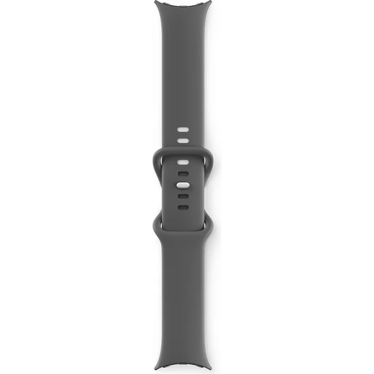 Google Pixel Watch 4G Smartwatch, Unisex, 41mm, Polished Silver Sportarmband Charcoal – Bild 5