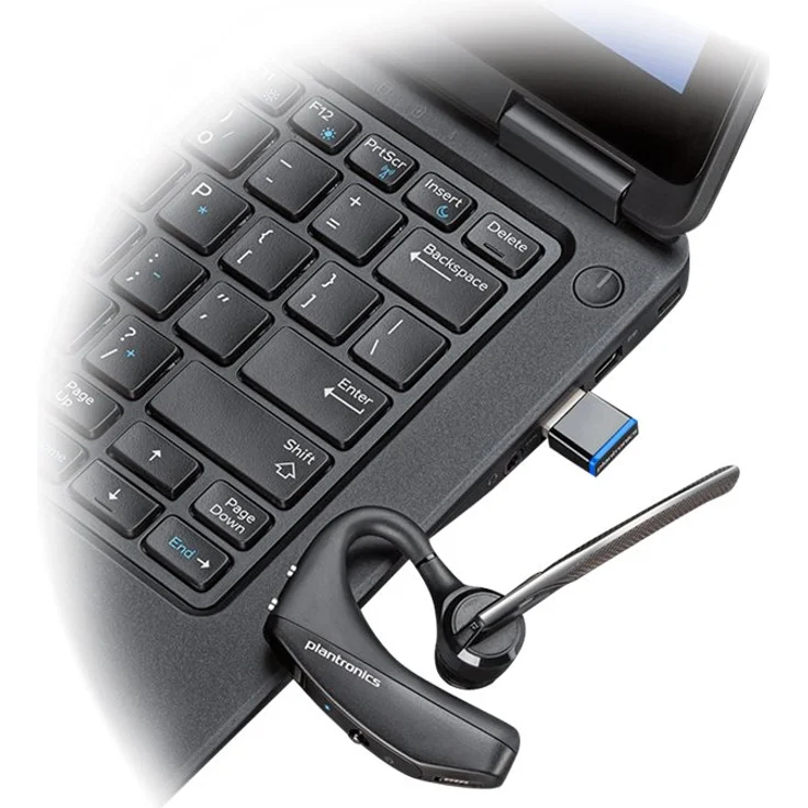 Poly Bluetooth Headset Voyager 5200 UC inkl. USB-A BT700 Stick – Bild 3