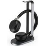 Yealink Bluetooth Headset - BH72 with Charging Stand UC Black USB-C - Headset - Bluetooth