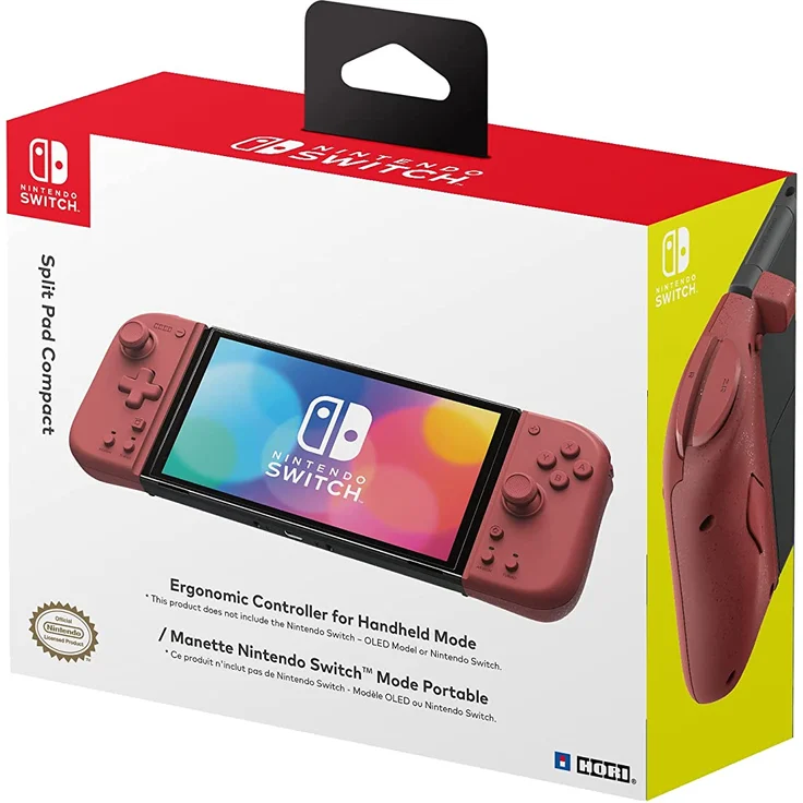 Hori Split Pad Compact, rot (Switch) (NSW-398U) – Bild 3
