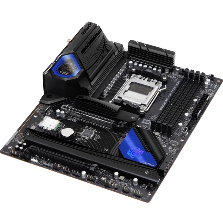 ASRock B650E PG Riptide WiFi - Motherboard - ATX - Sockel AM5 - AMD B650 Chipsatz - Bluetooth, 2,5 Gigabit LAN, Wi-Fi-Onboard-Grafik (CPU erforderlich) - High Definition Audio (7.1-channel) (90-MXBL00-A0UAYZ) – Bild 3