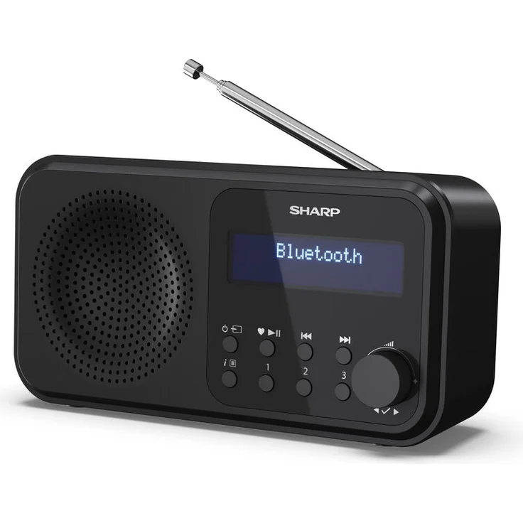 Sharp DR-P420BK Digitalradio mit Bluetooth 5.0, DAB, DAB+, UKW (FM), schwarz – Bild 2