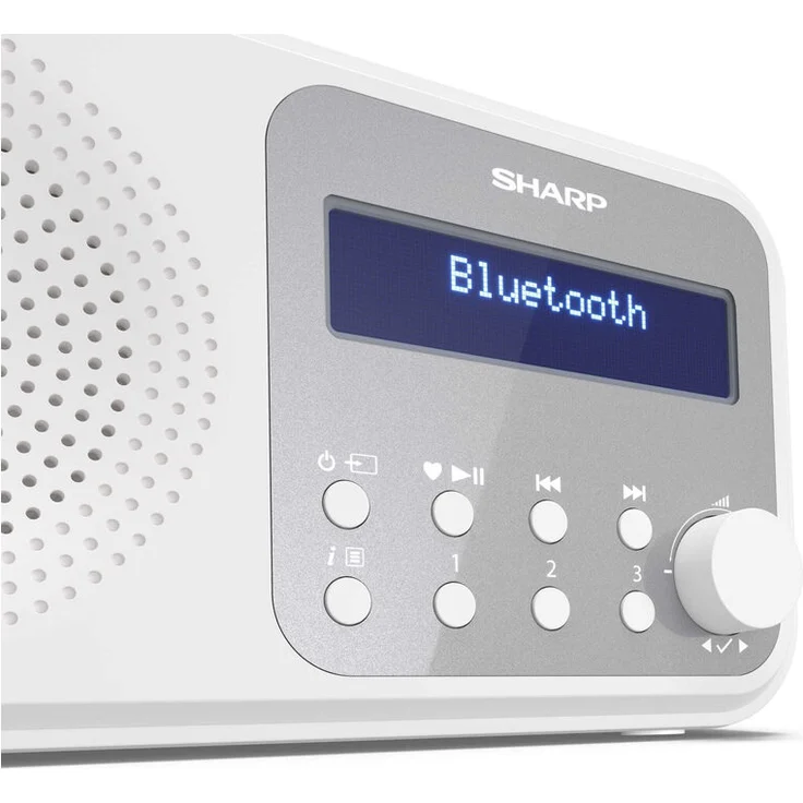 Sharp DR-P420WH Digitalradio mit Bluetooth 5.0, DAB, DAB+, UKW (FM), weiß – Bild 5