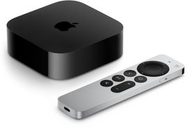Apple TV 4K Wi-Fi, Ethernet 128GB (3. Generation), Dolby Atmos, Dolby Vision, A15 Bionic (2022) – Testsieger Stiftung Warentest 2025