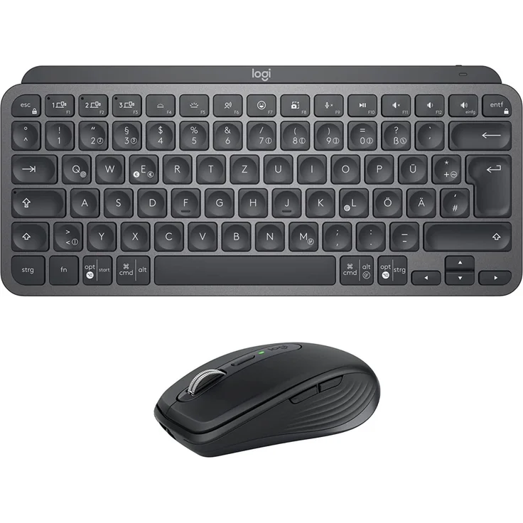 Logitech MX Keys Mini Combo for Business, Tastatur + Maus, Bluetooth, QWERTZ, Standard, Wireless Tastatur, schwarz (920-011054) – Bild 6