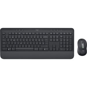Bild für Logitech Signature MK650 for Business, Tastatur + Maus, Bluetooth, QWERTZ, Standard, Wireless Tastatur, graphite (920-010994)