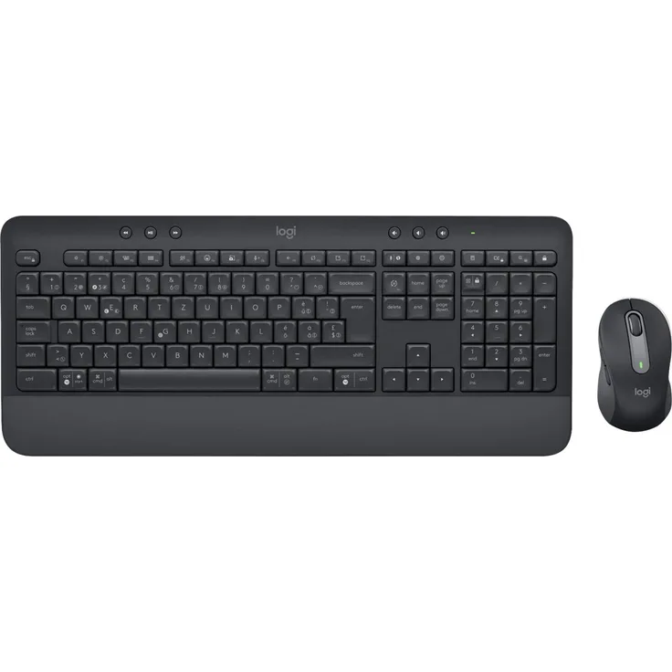 Logitech Signature MK650 for Business, Tastatur + Maus, Bluetooth, QWERTZ, Standard, Wireless Tastatur, graphite (920-010994)