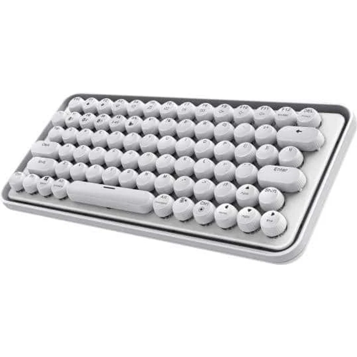 Rapoo Ralemo Pre 5 White, Wireless Tastatur, Bluetooth, QWERTZ, Standard, Wireless Tastatur, weiß (217398) – Bild 2