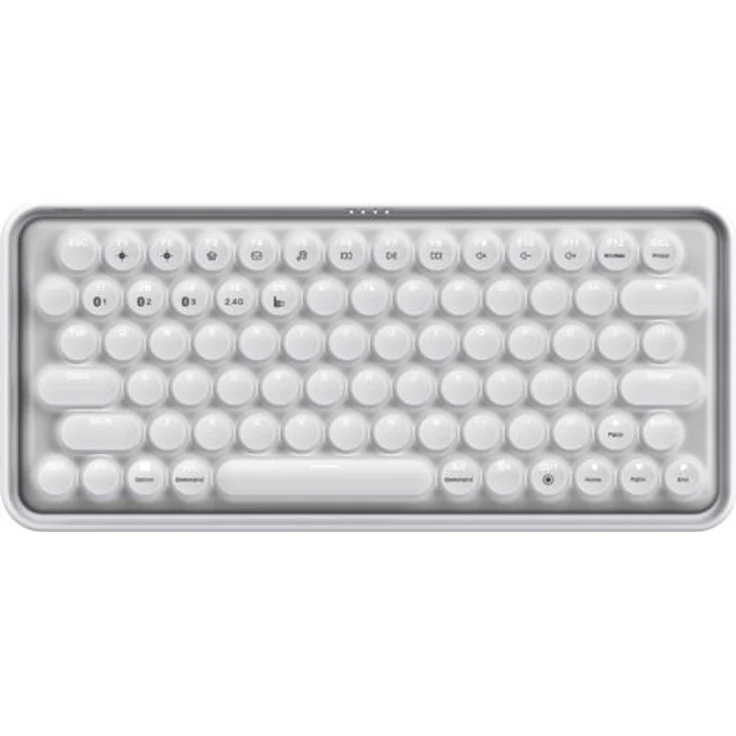 Rapoo Ralemo Pre 5 White, Wireless Tastatur, Bluetooth, QWERTZ, Standard, Wireless Tastatur, weiß (217398) – Bild 1
