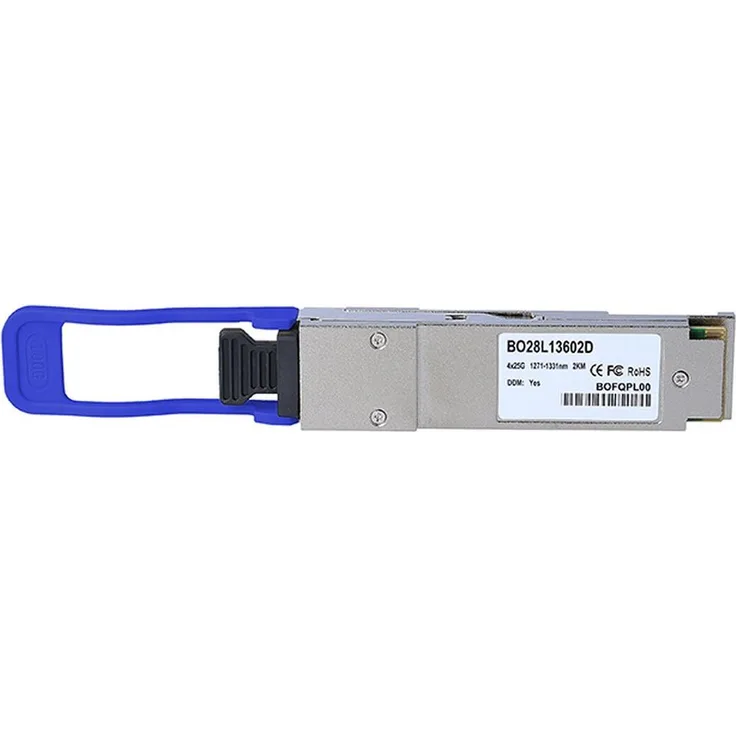 Kompatibler Extreme Networks 10404 BlueOptics BO28L13602D QSFP28 Transceiver, LC-Duplex, 100GBASE-CWDM4, Singlemode Fiber, 4xWDM, 2KM, 0°C-+70°C, DDM (10404-BO)
