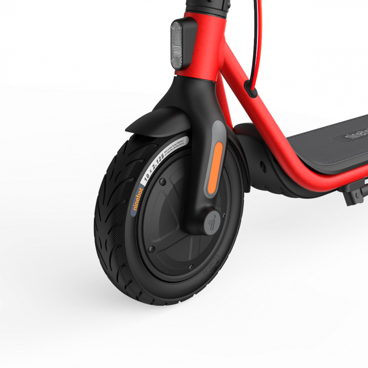 Ninebot by Segway KickScooter D38D E-Scooter, mit Straßenzulassung, Schwarz/Rot, 20 km/h – Bild 4