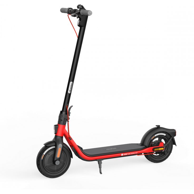 Ninebot by Segway KickScooter D38D E-Scooter, mit Straßenzulassung, Schwarz/Rot, 20 km/h – Bild 1