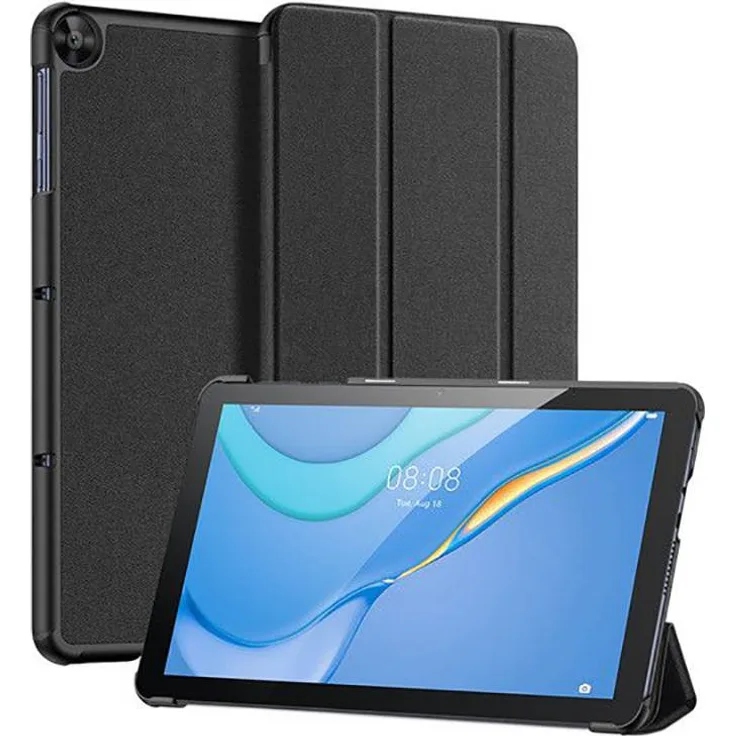 Dux Ducis Hartschale mit Smart Sleep und integrierter Standfunktion für Huawei Matepad 11'' (2021), schwarz
