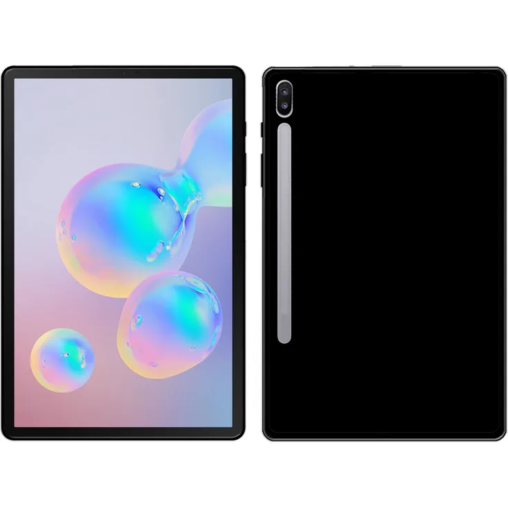 cofi1453 Silikon Hülle Bumper für Samsung Galaxy Tab S6 (T865-T860), schwarz