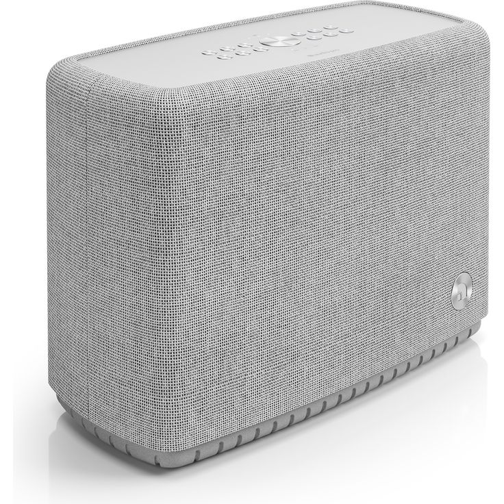 Audio Pro A15 Portabler WLAN-Lautsprecher mit Streaming, Multiroom, hellgrau