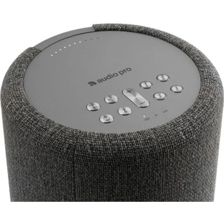 Audio Pro A10 MkII WLAN-Lautsprecher mit Streaming, Multiroom, dunkelgrau – Bild 2
