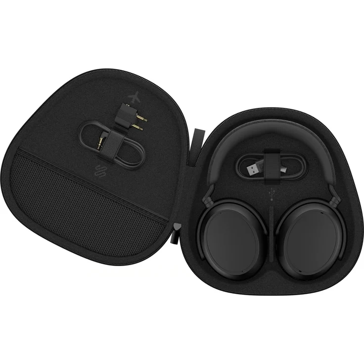 Sennheiser Momentum 4 Over-Ear-Kopfhörer mit Hybrid Adaptive Noise Cancelling, Transparenzmodus, Smart Pause, schwarz – Bild 6