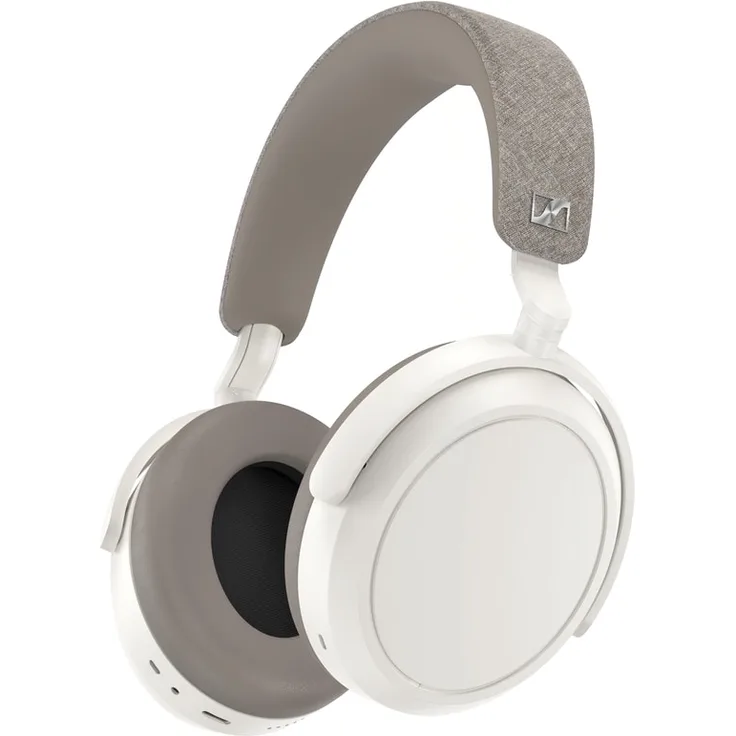 Sennheiser Momentum 4 Over-Ear-Kopfhörer mit Hybrid Adaptive Noise Cancelling, Transparenzmodus, Smart Pause, weiß