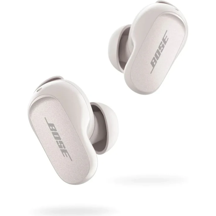Bose QuietComfort Earbuds II In-Ear-Kopfhörer mit Active Noise Cancelling, Transparenzmodus, weiß – Bild 1