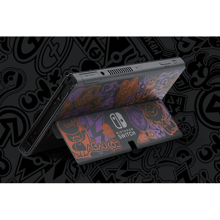 Nintendo Switch OLED-Modell 64 GB - Pokémon Karmesin & Purpur-Edition – Bild 3