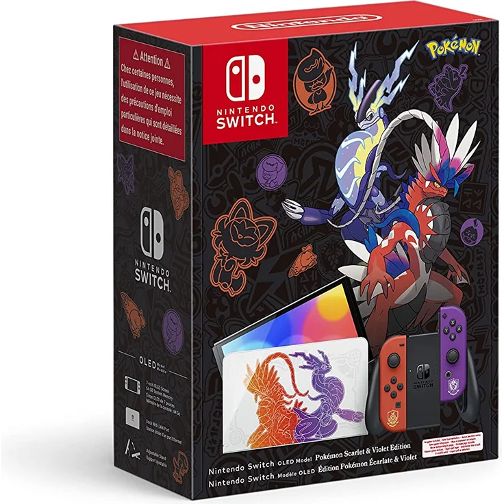Nintendo Switch OLED-Modell 64 GB - Pokémon Karmesin & Purpur-Edition – Bild 1