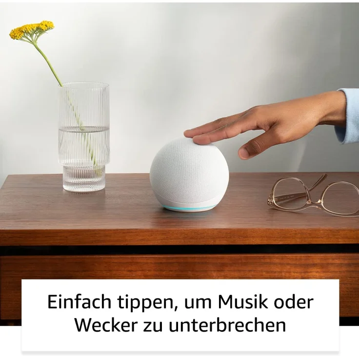Amazon Echo Dot (5. Generation, 2022), Smarter Lautsprecher mit Alexa, Weiß – Bild 5