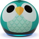 Amazon Echo Dot Kids (5. Generation, 2022), für Kinder entwickelt, mit Kindersicherung und Alexa, Eulen-Design