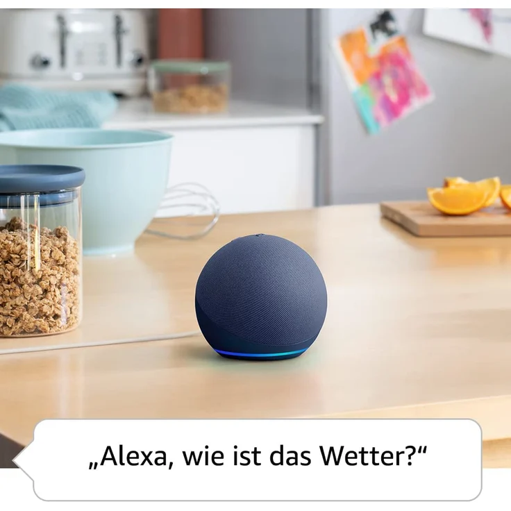 Amazon Echo Dot (5. Generation, 2022), Smarter Lautsprecher mit Alexa, Tiefseeblau – Bild 5
