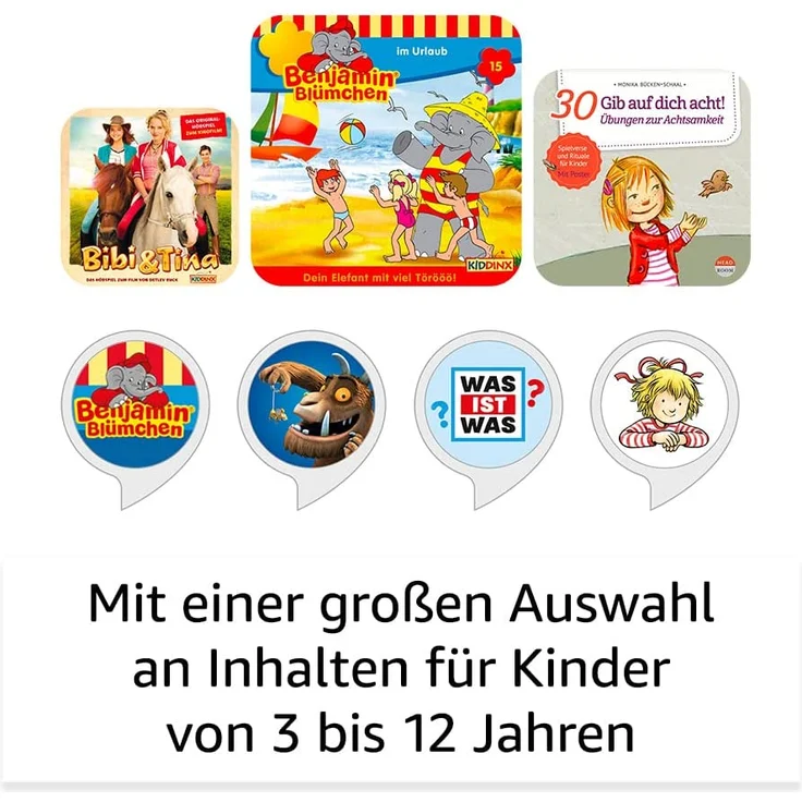 Amazon Echo Dot Kids (5. Generation, 2022), für Kinder entwickelt, mit Kindersicherung und Alexa, Drachen-Design – Bild 5
