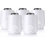 Eurotronic Comet Wifi 5er Set 2021, Heizkörperthermostat, intelligentes Heizen per WLAN, Heizkosten sparen, Thermostat zur Regulation der Raumtemperatur von unterwegs (40824073)