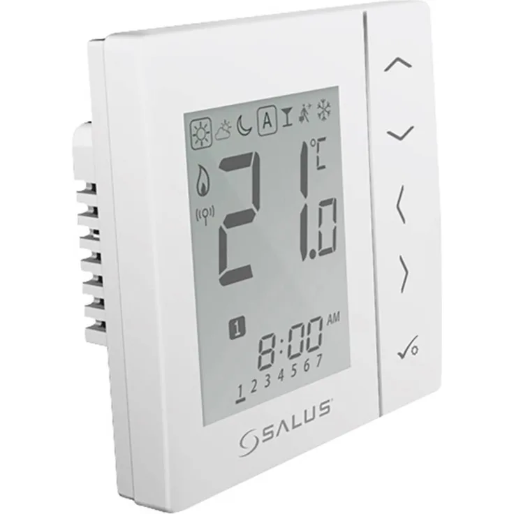 Salus VS10WRF Unterputz-Funkthermostat, 230 V, weiß