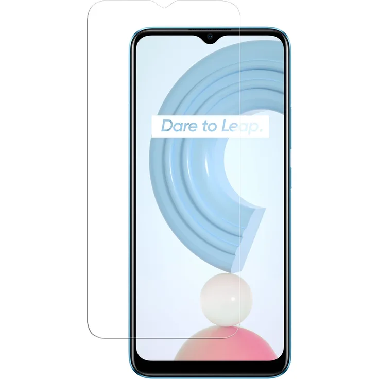 COFI 1453 Schutzglas 9H kompatibel mit Realme C25Y Displayschutzfolie Passgenau Glas