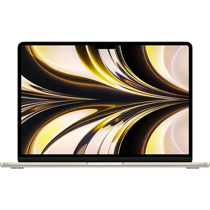 Apple MacBook Air 13 (2022) - 13,6 Zoll (2.560 x 1.664 Pixel) Retina, Apple M2 (8-Core CPU) 16 GB RAM, 256 GB SSD (8-Core GPU) macOS, Starlight