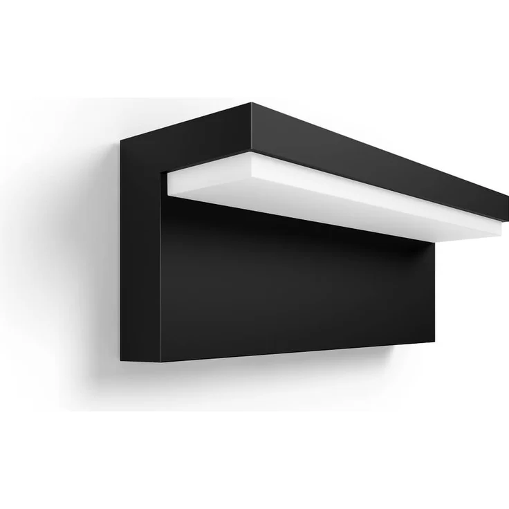 Philips Hue White and Color Ambiance LED Außenwandleuchte Nyro, dimmbar, bis zu 16 Millionen Farben, steuerbar via App, kompatibel mit Amazon Alexa (Echo, Echo Dot) – Bild 2