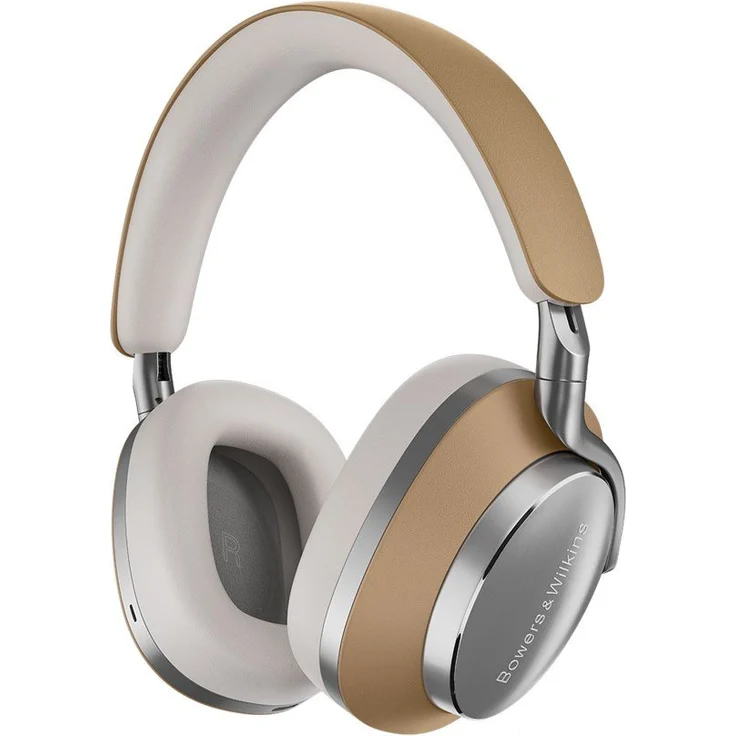 Bowers & Wilkins PX8 Over-Ear-Kopfhörer mit Hybrid Active Noise Cancelling, Transparenzmodus, Trägersensor, beige – Bild 4