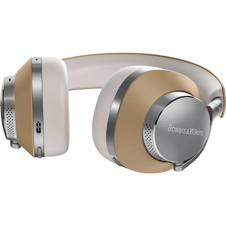Bowers & Wilkins PX8 Over-Ear-Kopfhörer mit Hybrid Active Noise Cancelling, Transparenzmodus, Trägersensor, beige – Bild 5