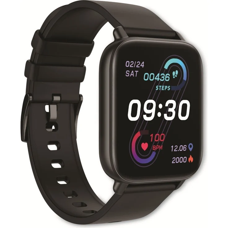 Denver SWC-363 Smartwatch Unisex, 43mm, Schwarz – Bild 1