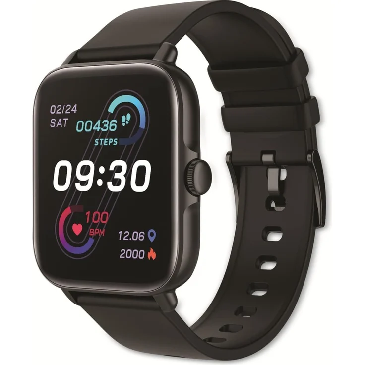 Denver SWC-363 Smartwatch Unisex, 43mm, Schwarz – Bild 2