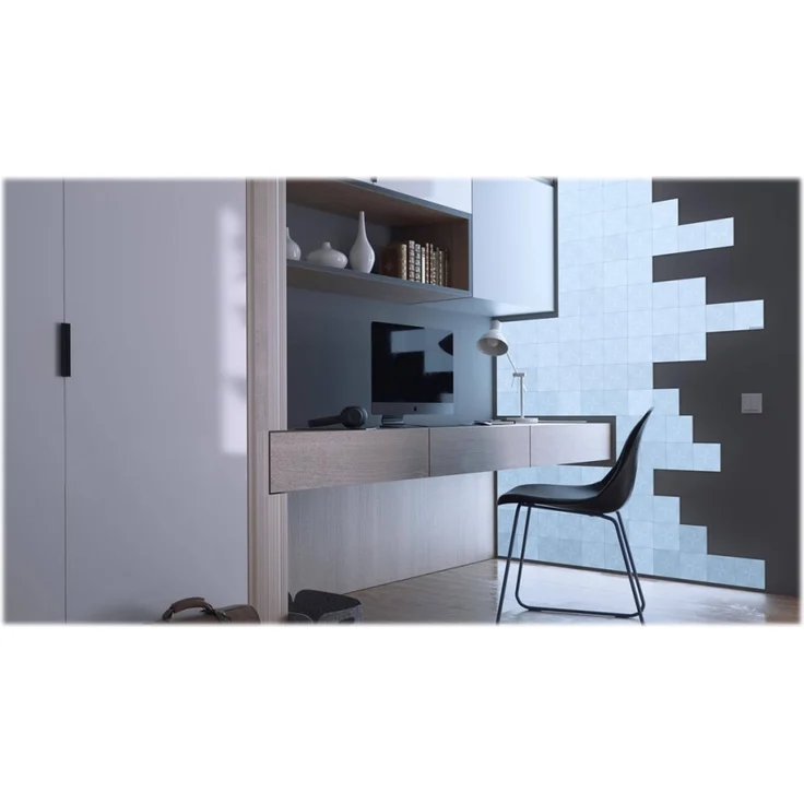 Nanoleaf Canvas Starter Kit, 17 LED RGBW Smarte Lichtquadrate - Modulare WLAN LED Panels, 16 Mio. Farben Wandleuchte Innen, Musik & Bildschirm Sync, Funktioniert mit Alexa Google Apple, Deko & Gamin – Bild 2