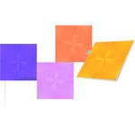 Nanoleaf Canvas Starter Kit, 4 LED RGBW Smarte Lichtquadrate - Modulare WLAN LED Panels, 16 Mio. Farben Wandleuchte Innen, Musik & Bildschirm Sync, Funktioniert mit Alexa Google Apple, Deko & Gaming