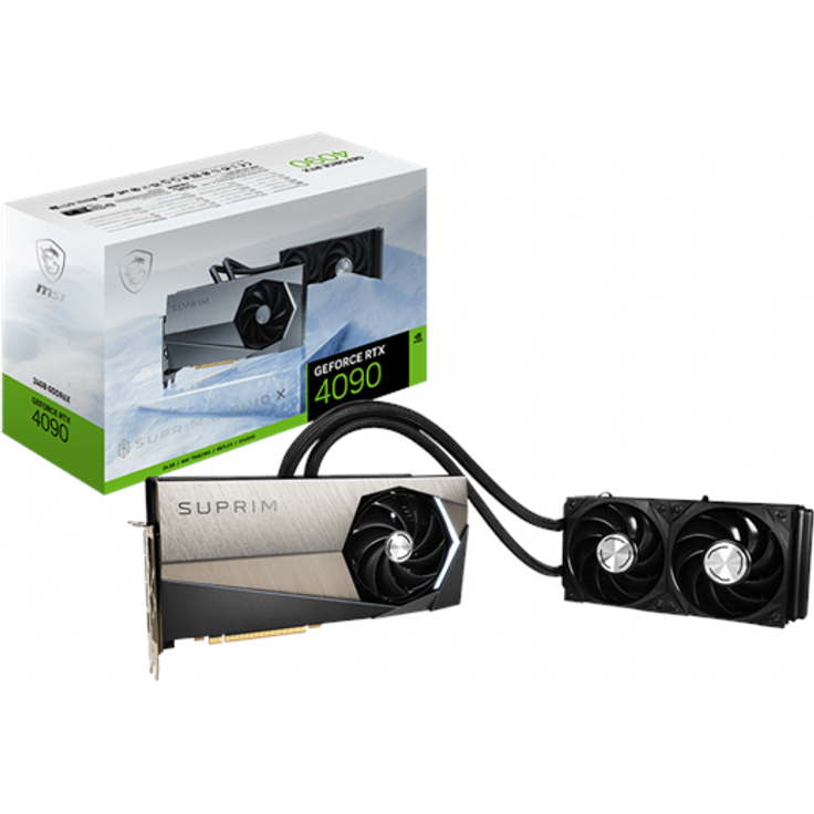 MSI GeForce RTX 4090 - 24GB GDDR6X, 2640 MHz Boost, HDMI, DisplayPort, 450W – Bild 1