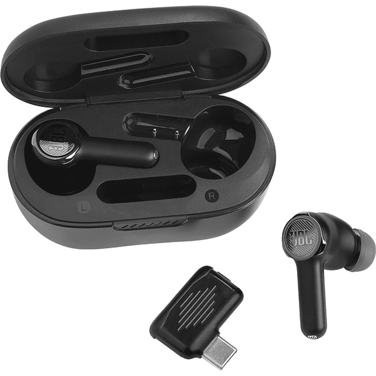 JBL Quantum TWS In-Ear-Kopfhörer (Active Noice Cancelling, NFC (Near Field Communication), schwarz – Bild 2