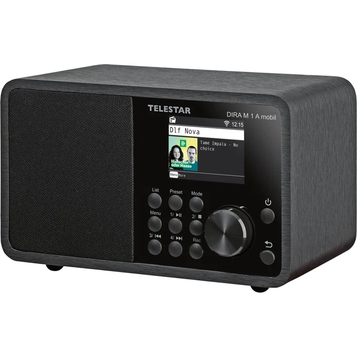 Dira M1A mobil DAB+ Internetradio, schwarz – Bild 2