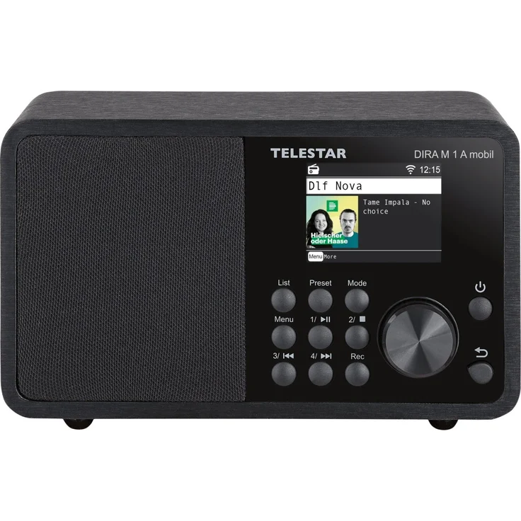 Dira M1A mobil DAB+ Internetradio, schwarz – Bild 1