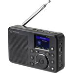 Renkforce RF-IR-200 Internet Tischradio Internet, DAB+, UKW Bluetooth, DLNA, SD wiederaufladbar, schwarz