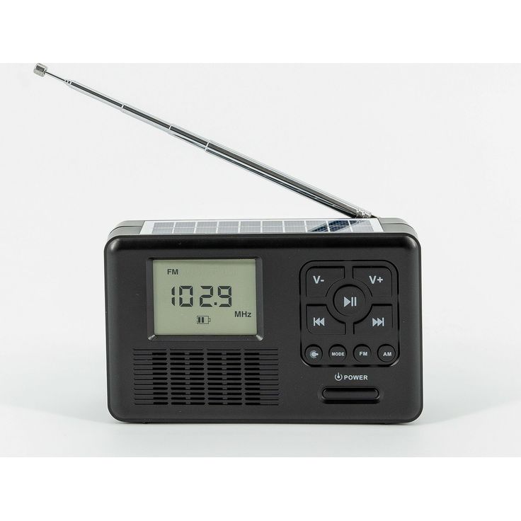 Reflexion Roadster TRA550 tragbares Kurbel-Radio mit Taschenlampe und Solar-Ladefunktion (Bluetooth, Dynamo, Solar, USB, Mic