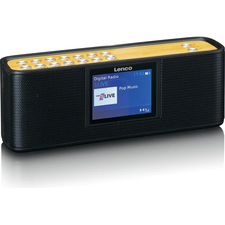 Lenco PDR-045BK DAB+-Radio mit Bluetooth 5.0, schwarz – Bild 2